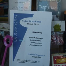 Tatort Töwerland: Krimilesung am 20.04.2012